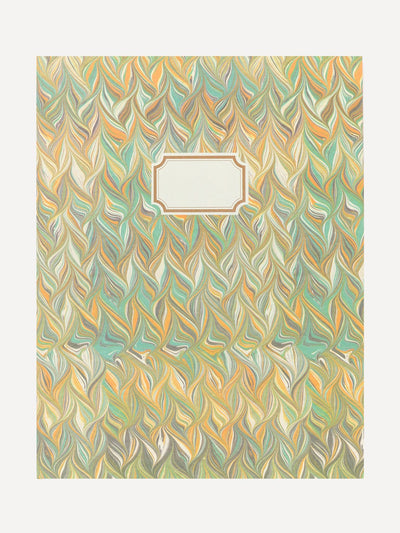 Rebecca Udall Photo album, marble green/yellow at Collagerie