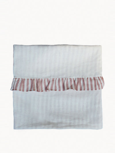 Amuse La Bouche Blush candy stripe duvet cover at Collagerie