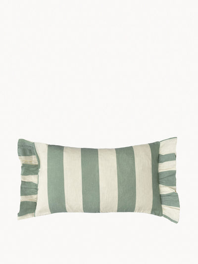 Amuse La Bouche Rectangle sea green cushion cover at Collagerie