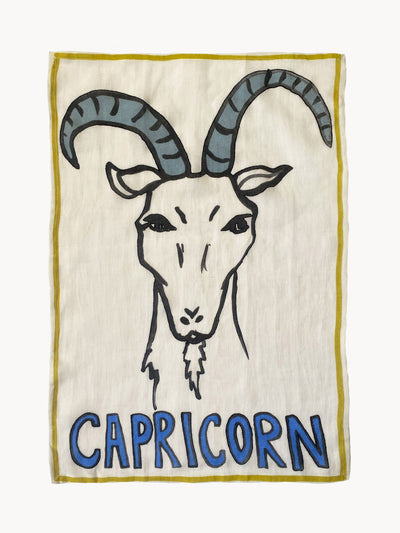 Amuse La Bouche Capricorn tea towel at Collagerie