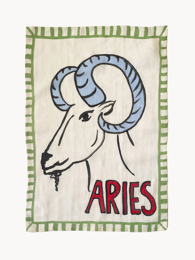 Amuse La Bouche Aries tea towel at Collagerie