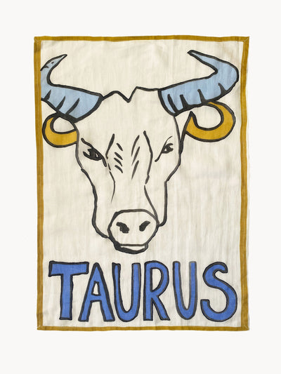 Amuse La Bouche Taurus tea towel at Collagerie