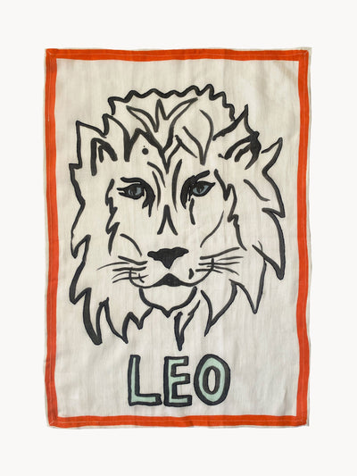 Amuse La Bouche Leo tea towel at Collagerie