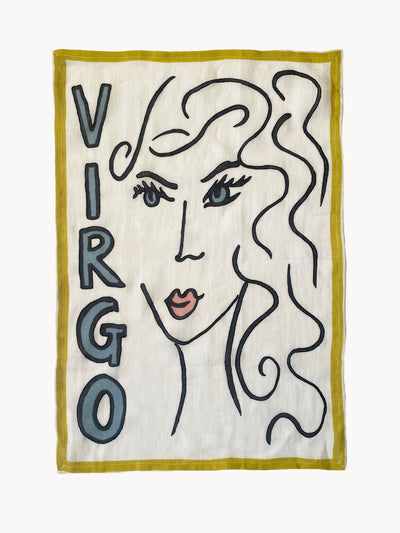 Amuse La Bouche Virgo tea towel at Collagerie