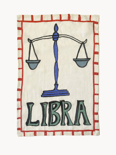 Amuse La Bouche Libra tea towel at Collagerie