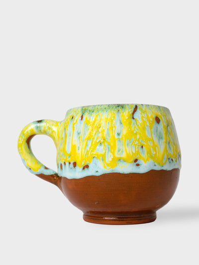 Flukette Large lime lava mug at Collagerie