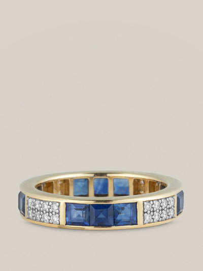 Lucy Delius The Lucky One blue sapphire ring at Collagerie