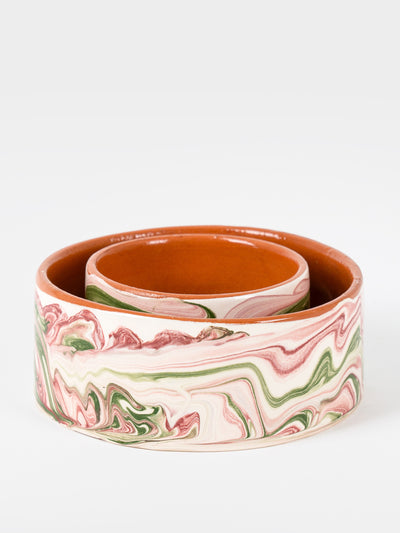 Flukette Hibiscus Nebula bowl set at Collagerie