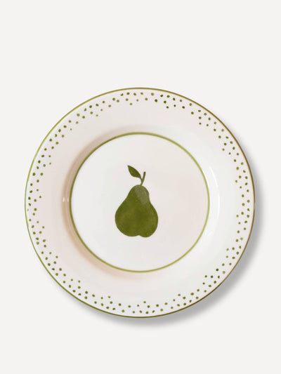 Valsa Home Pera hand-painted dessert plate at Collagerie