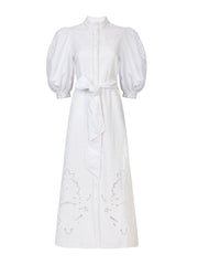 Esther white cutwork dress Clothing Beulah London    - Collagerie