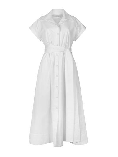 Mondo Corsini Lucy pearl cotton twill dress at Collagerie