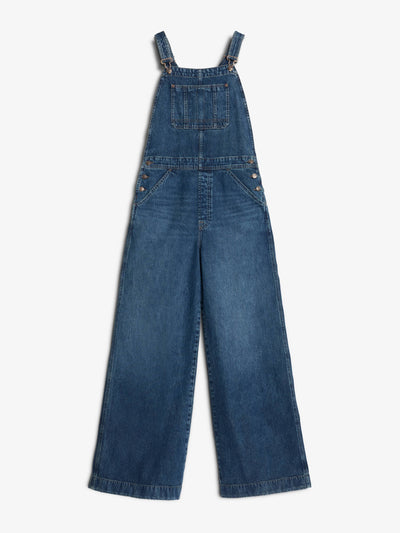 7 For All Mankind Dungarees wide leg jasper jumpsuit at Collagerie