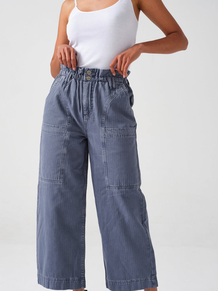 Louis pants in washed denim