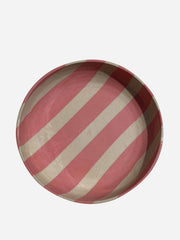 Duci striped bowl in pink