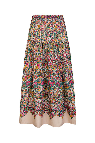 Beulah London Rosa tiered skirt at Collagerie