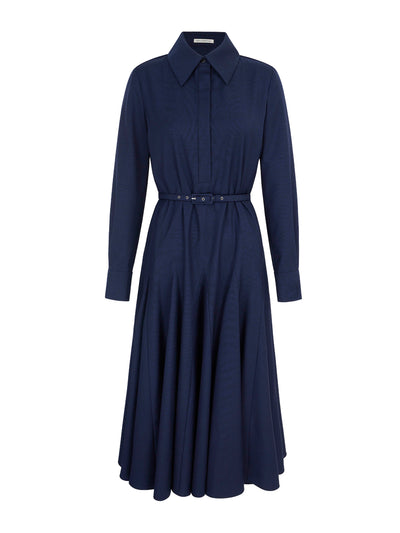 Emilia Wickstead Navy and black Marione dress at Collagerie