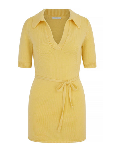 Emilia Wickstead Lemon merino wool Dory jumper at Collagerie