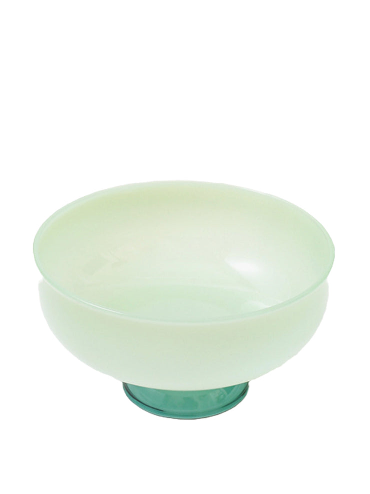Green ice creme bowl