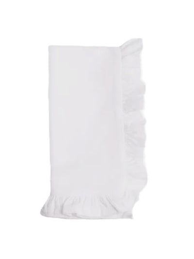 Domenica Marland White ruffle napkin at Collagerie