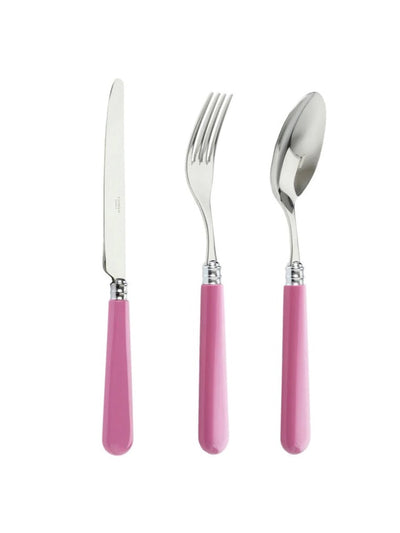 Domenica Marland Home Pink cutlery in stainless steel at Collagerie