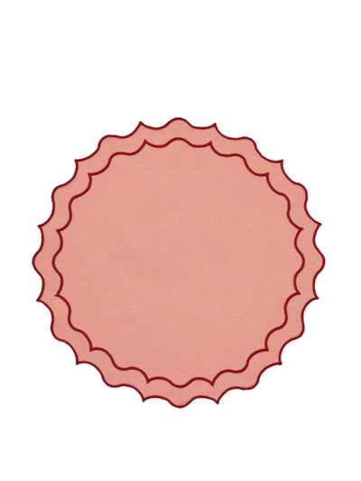 Domenica Marland Home Peach and red placemat at Collagerie