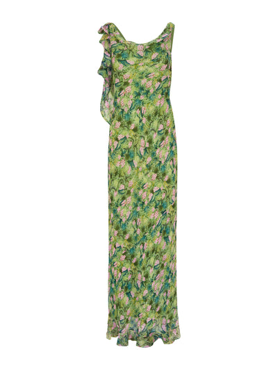 Saloni Palmetto fern Asher B dress at Collagerie