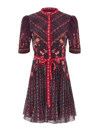 Saloni Feather stitch Ally dress at Collagerie