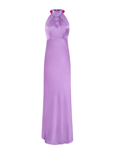 Saloni Lilac bougainvillea Michelle dress at Collagerie