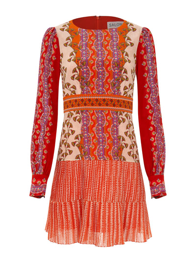 Saloni Papyrus pillar Vera mini dress at Collagerie