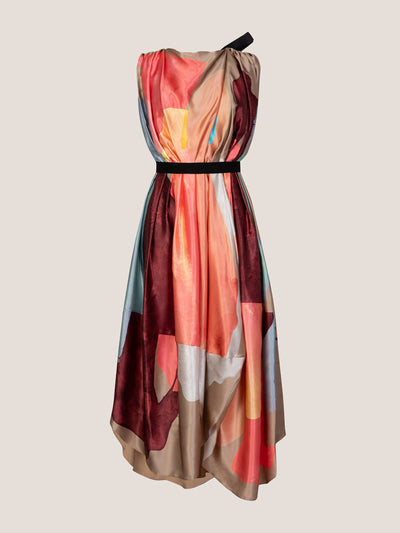 Roksanda Aldona multicolour silk dress at Collagerie