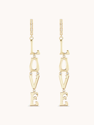 Marlo Laz Love earrings at Collagerie