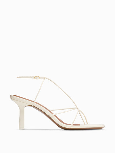 NEOUS Cream Alphard heels at Collagerie