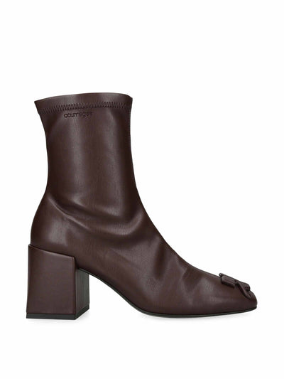 Courrèges Leather ankle boots 70 at Collagerie