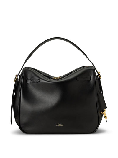Ralph Lauren Polo Ralph Lauren Polo ID black leather satchel bag at Collagerie