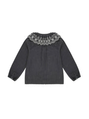 Dylan blouse in washed black