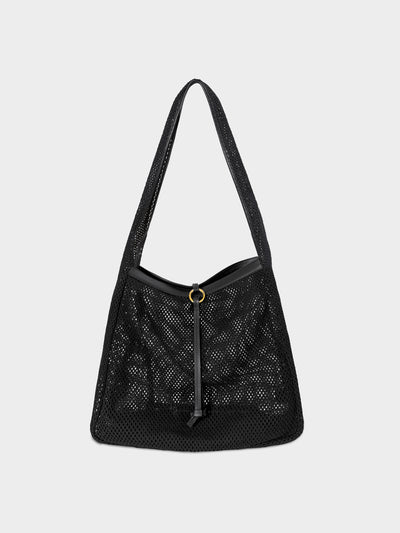 J&M Davidson Black Ample tote bag at Collagerie