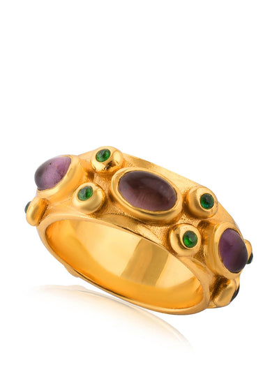 Shyla Jewellery Purple Andromeda ring at Collagerie
