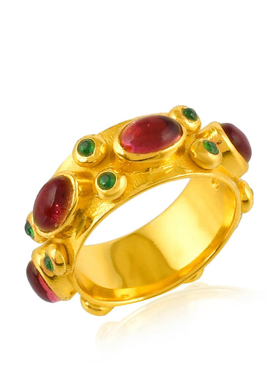 Shyla Jewellery Ruby Andromeda ring at Collagerie