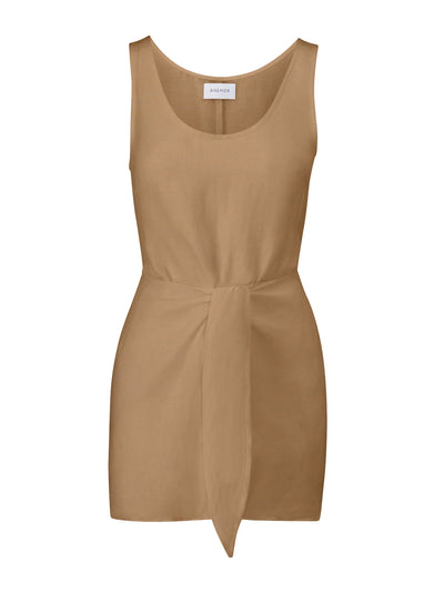 Anemos The D.K. mini dress in linen cupro at Collagerie