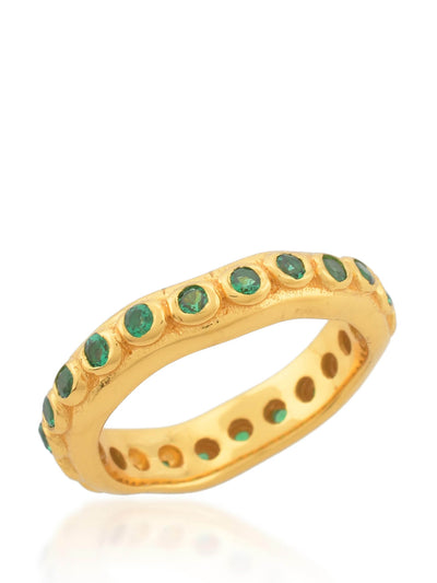 Shyla Jewellery Emerald Astri ring at Collagerie