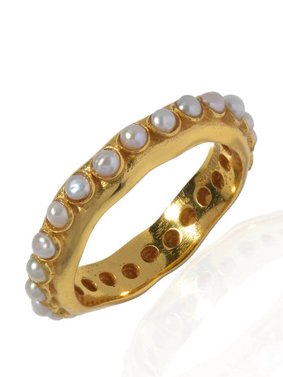 Shyla Jewellery Pearl Astri ring at Collagerie