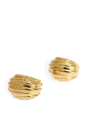 Gold Athena earrings