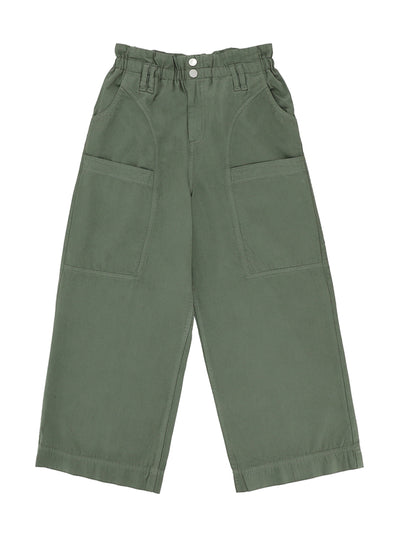 Seventy + Mochi Moss green Louis cargo pant at Collagerie