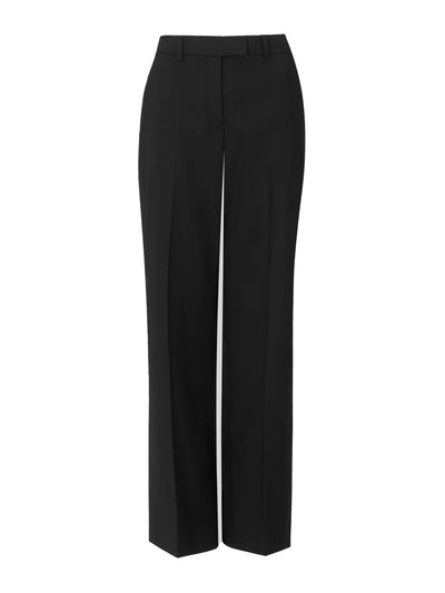 Cefinn Black Terence new wool wide leg trousers at Collagerie