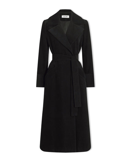 Cefinn Black corduroy Roxanne coat at Collagerie