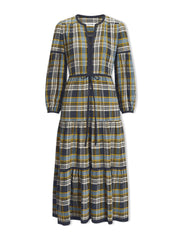 Cotton seersucker Katie maxi dress Clothing Cefinn    - Collagerie