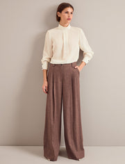 Cream Riley funnel neck blouse Blouse Cefinn    - Collagerie
