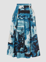 Pleated midi skirt AW24_R1S2_IVACP Erdem 4   - Collagerie