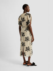 Short sleeve pencil cocktail dress AW24_W1D901R_WBEBS Erdem    - Collagerie