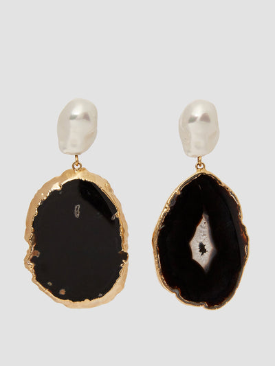 Erdem Stone drop earrings at Collagerie